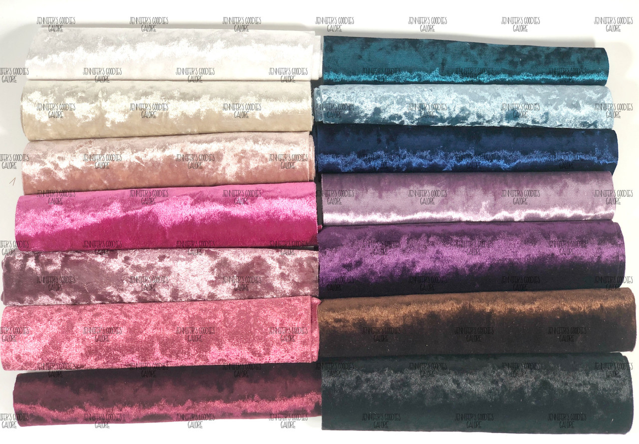 183), 21x29cm (8.2 x 11.4), Crushed Velvet Fabric, Synthetic Velvet, Velvet  Fabric, Velvet Fabric Sheet, Faux Fabric Sheet, Fabric, DIY Hair Bows, 1  Sheet - Jennifer's Goodies Galore
